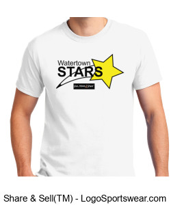 Watertown Stars - Adult T-shirt Design Zoom