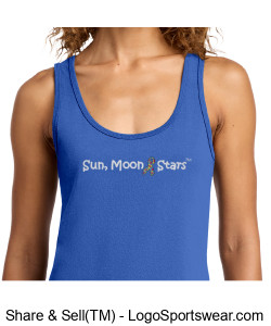 Ladies Cotton Tank Top Design Zoom