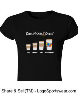 Autism Mom/Coffee - Ladies T-shirt Design Zoom