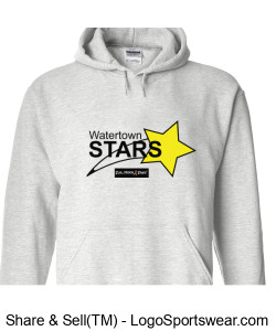 Watertown Stars Adult Hoodie Design Zoom